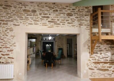 Reprise d’un enduit intérieur