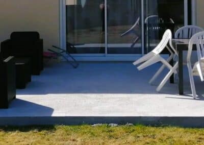 Création d’une terrasse en béton armé