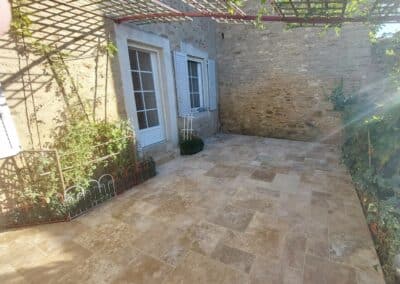 Carrelage d’une terrasse