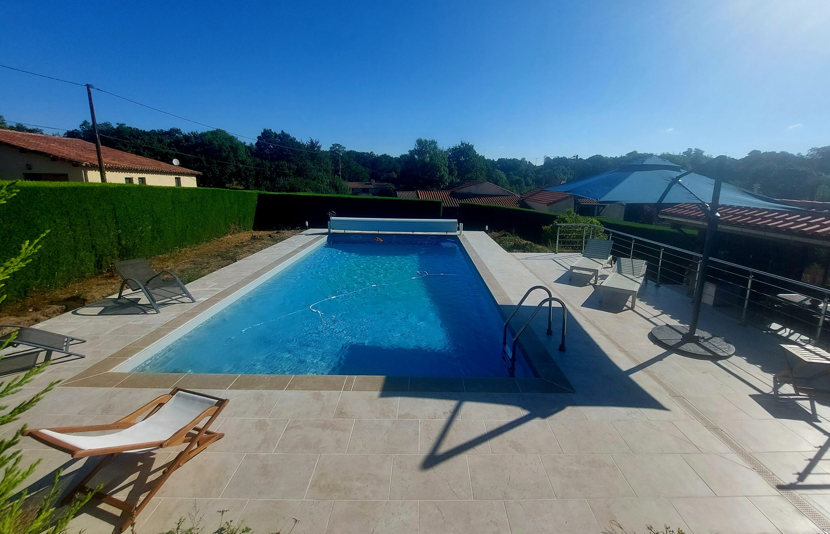 Aménagement d'une piscine